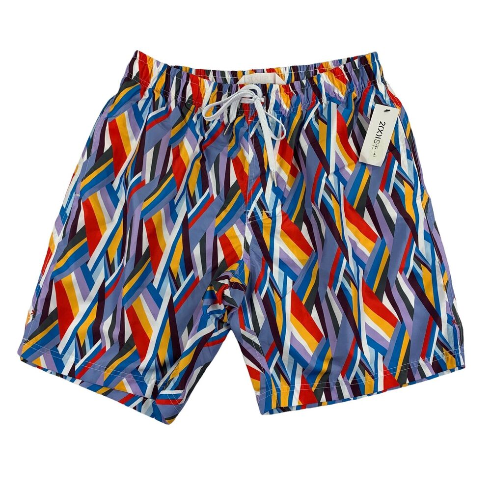 2(X)ist Mens Catalina 16" Quick-Dry Printed Swim Trunks Shorts Multicolor L